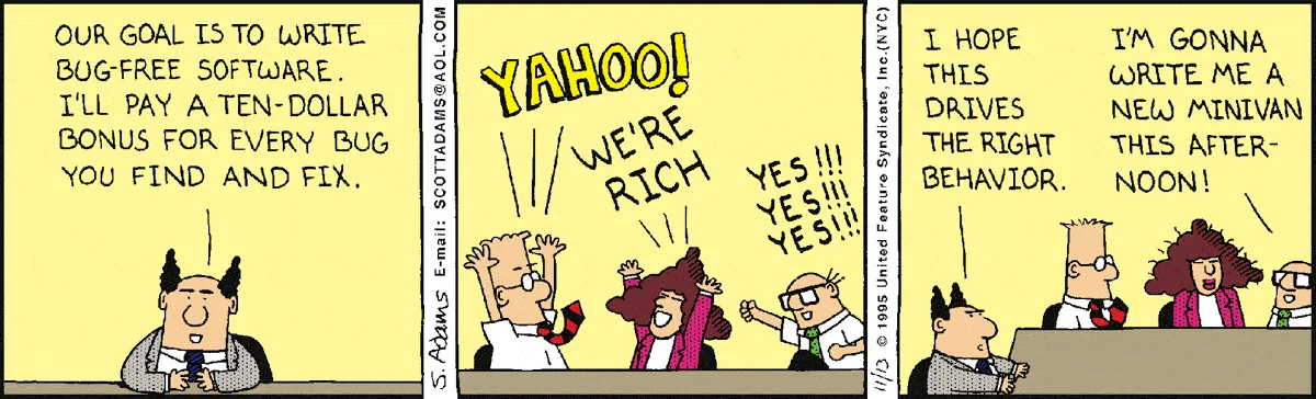 Dilbert blir rik