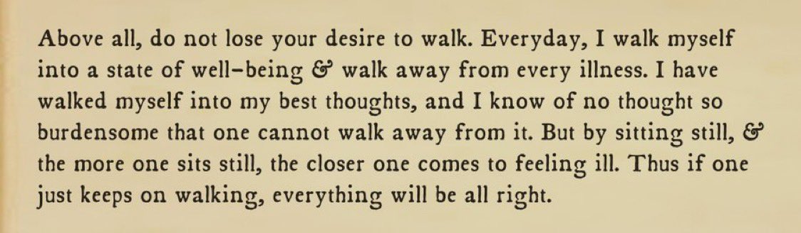 Kierkegaard-sitat om å gå